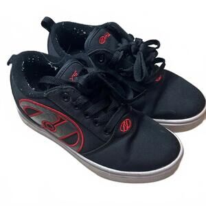 Kids | Heelys Sneakers in Black with Red Accents | Size 3